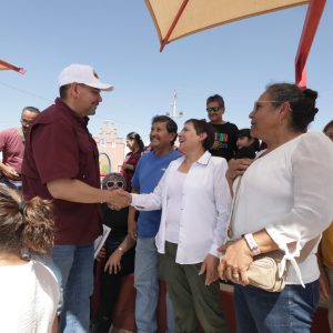 Entrega el Alcalde Cruz Perez Cuellar el Parque Rehabilitado en El Jarudo