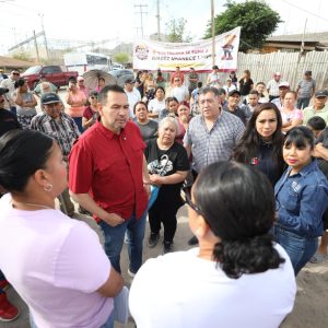 ´´Juárez Amanece Limpio´´ llega a la colonia Juanita Luna en el norponiente de la ciudad