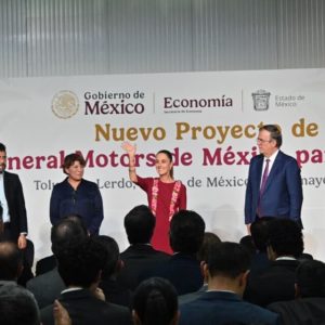 Encabeza Sheinbaum la Inversión de General Motors por mil mdd para producir 80 mil autos anuales