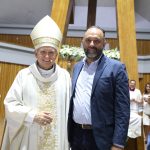 Acude alcalde a misa de despedida del obispo José Guadalupe Torres Campos