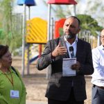 Entrega alcalde parque en colonia Fidel Velázquez