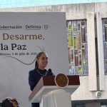 El 75% de las armas aseguradas en México proviene de EU: Claudia Sheinbaum