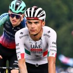 Isaac del Toro; Ocupa el tercer lugar general del Tour de Francia tras la etapa 17