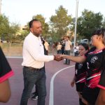 Entregan cancha de handball en Torres del Sur, obra elegida por la ciudadanía