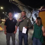 Supervisa alcalde Ortiz Orpinel trabajos nocturnos de repavimentación en la avenida Tecnológico