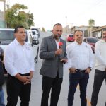 Entrega Alcalde pavimentación de la calle Luz Armendáriz