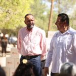 Recorre alcalde el Valle de Juárez, escucha y entrega apoyo alimentario