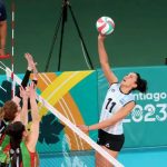 La juarense Paola Rivera tuvo acción como acomodadora suplente; se Llevan el Bronce