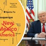 Trump publica mapa de Nuevo México y lo rebautiza como Nueva América