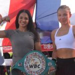 La Bonita Fernández y la francesa Clothilde del Ben; Por el cinturón mundial interino supermosca del CMB