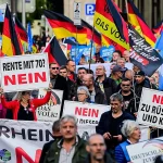 Alemanes salen a las calles para protestar contra el AfD, partido de extrema derecha y su reciente victoria electoral