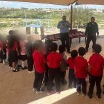 Entregan 354 loncheras con útiles escolares en cinco jardines de niños de Juárez